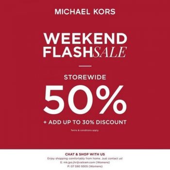 Michael-Kors-Weekend-Flash-Sale-at-Johor-Premium-Outlets-350x350 - Bags Fashion Accessories Fashion Lifestyle & Department Store Johor Malaysia Sales 