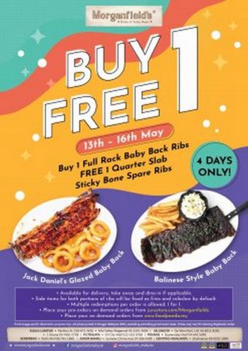 Morganfields-Buy-1-Free-1-May-Promo-350x496 - Beverages Food , Restaurant & Pub Johor Kedah Kelantan Kuala Lumpur Melaka Negeri Sembilan Pahang Penang Perak Perlis Promotions & Freebies Putrajaya Sabah Sarawak Selangor Terengganu 