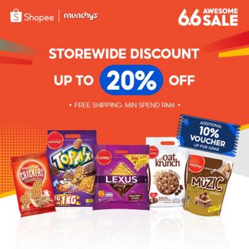 Munchys-6.6-Awesome-Sale-on-Shopee-350x350 - Beverages Food , Restaurant & Pub Johor Kedah Kelantan Kuala Lumpur Malaysia Sales Melaka Negeri Sembilan Online Store Pahang Penang Perak Perlis Putrajaya Sabah Sarawak Selangor Snacks Terengganu 