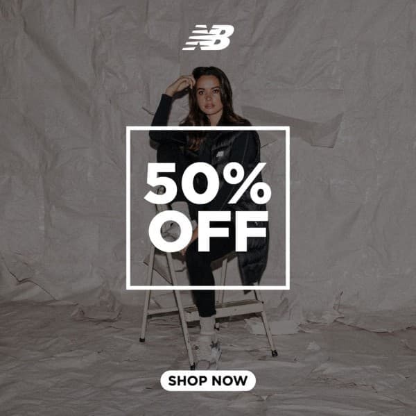 15 May 2021 Onward: New Balance 50% off Promo - EverydayOnSales.com