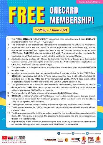 OneCard-Membership-Promo-350x490 - Others Promotions & Freebies Selangor 