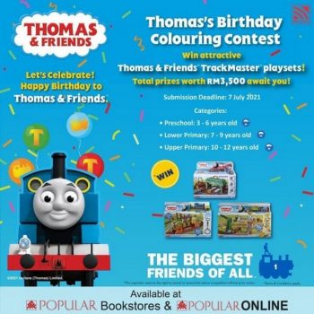 POPULAR-Thomass-Birthday-Colouring-Contest-350x350 - Books & Magazines Events & Fairs Johor Kedah Kelantan Kuala Lumpur Melaka Negeri Sembilan Online Store Pahang Penang Perak Perlis Putrajaya Sabah Sarawak Selangor Stationery Terengganu 