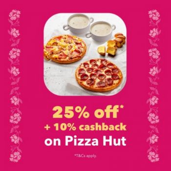 Pizza-Hut-25-OFF-10-Cashback-Promotion-on-FoodPanda-350x350 - Beverages Food , Restaurant & Pub Johor Kedah Kelantan Kuala Lumpur Melaka Negeri Sembilan Online Store Pahang Penang Perak Perlis Pizza Promotions & Freebies Putrajaya Sabah Sarawak Selangor Terengganu 