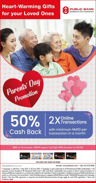 Public-Bank-50-CashBack-Promo-329x625 - Bank & Finance Johor Kedah Kelantan Kuala Lumpur Melaka Negeri Sembilan Online Store Pahang Penang Perak Perlis Promotions & Freebies Public Bank Putrajaya Sabah Sarawak Selangor Terengganu 