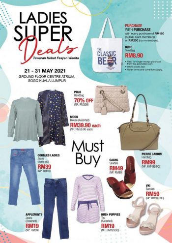 SOGO-Ladies-Super-Deals-Sale-350x494 - Kuala Lumpur Malaysia Sales Selangor Supermarket & Hypermarket 
