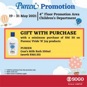 SOGO-Pureen-Promotion-350x350 - Baby & Kids & Toys Babycare Kuala Lumpur Promotions & Freebies Selangor Supermarket & Hypermarket 