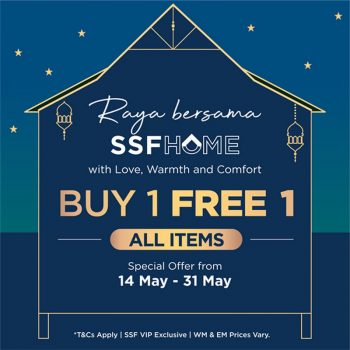 SSF-Buy-1-Free-1-All-Items-Promo-350x350 - Furniture Home & Garden & Tools Home Decor Johor Kedah Kelantan Kuala Lumpur Melaka Negeri Sembilan Pahang Penang Perak Perlis Promotions & Freebies Putrajaya Sabah Sarawak Selangor Terengganu 