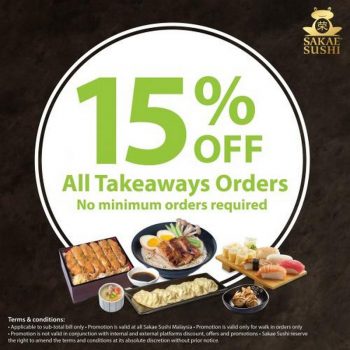 Sakae-Sushi-Takeaway-15-OFF-Promotion-350x350 - Beverages Food , Restaurant & Pub Johor Kedah Kelantan Kuala Lumpur Melaka Negeri Sembilan Pahang Penang Perak Perlis Promotions & Freebies Putrajaya Sabah Sarawak Selangor Terengganu 