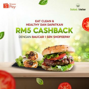 Salad-Atelier-RM5-Cashback-Voucher-at-RM0.01-Promotion-with-ShopeePay-350x350 - Beverages Food , Restaurant & Pub Johor Kedah Kelantan Kuala Lumpur Melaka Negeri Sembilan Online Store Pahang Penang Perak Perlis Promotions & Freebies Putrajaya Sabah Sarawak Selangor Terengganu 