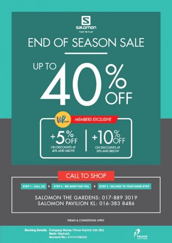 Salomon-End-of-Season-Sale-350x494 - Apparels Fashion Accessories Fashion Lifestyle & Department Store Footwear Kuala Lumpur Malaysia Sales Selangor 