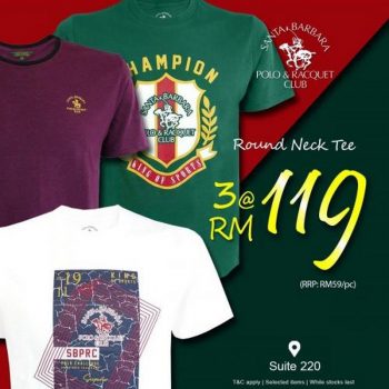 Santa-Barbara-Polo-Racquet-Club-Round-Neck-Tee-Sale-at-Genting-Highlands-Premium-Outlets-350x350 - Apparels Fashion Accessories Fashion Lifestyle & Department Store Malaysia Sales Pahang 