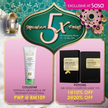 Sasa-Members-5X-Points-Promotion-1-350x350 - Beauty & Health Cosmetics Fragrances Johor Kedah Kelantan Kuala Lumpur Melaka Negeri Sembilan Pahang Penang Perak Perlis Personal Care Promotions & Freebies Putrajaya Sabah Sarawak Selangor Terengganu 