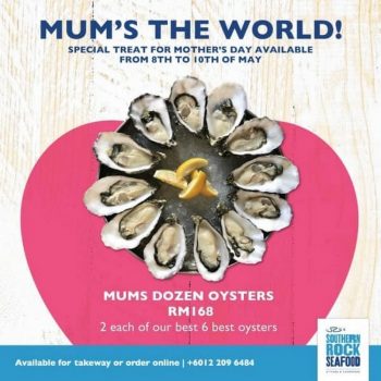Southern-Rock-Seafood-Mothers-Day-Promo-350x350 - Beverages Food , Restaurant & Pub Kuala Lumpur Promotions & Freebies Selangor 