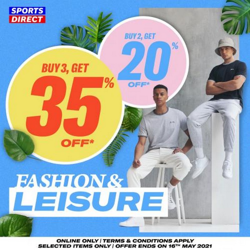 Now till 16 May 2021: Sports Direct Online Fashion & Leisure Sale ...