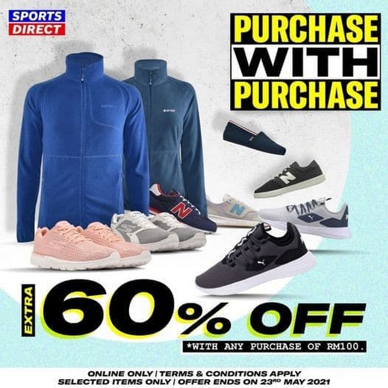 Now till 23 May 2021: Sports Direct Purchase With Purchase Promo ...