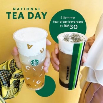 Starbucks-National-Tea-Day-Promo-350x350 - Beverages Food , Restaurant & Pub Johor Kedah Kelantan Kuala Lumpur Melaka Negeri Sembilan Pahang Penang Perak Perlis Promotions & Freebies Putrajaya Sabah Sarawak Selangor Terengganu 