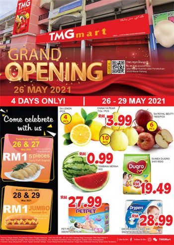 TMG-Mart-Grand-Opening-Special-Promotion-at-Maran-350x492 - Pahang Promotions & Freebies Supermarket & Hypermarket 