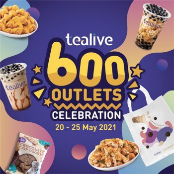 Tealive-Free-60-Drinks-Giveaway-Daily-at-Gelang-Patah-350x350 - Beverages Food , Restaurant & Pub Johor Promotions & Freebies 