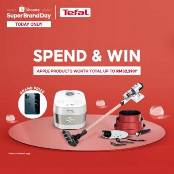 Tefal-Super-Brand-Day-Sale-on-Shopee-350x350 - Electronics & Computers Home Appliances Johor Kedah Kelantan Kitchen Appliances Kuala Lumpur Malaysia Sales Melaka Negeri Sembilan Online Store Pahang Penang Perak Perlis Putrajaya Sabah Sarawak Selangor Terengganu 