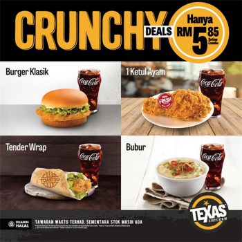 Texas-Chicken-Crunchy-Deals-350x350 - Beverages Food , Restaurant & Pub Johor Kedah Kelantan Kuala Lumpur Melaka Negeri Sembilan Pahang Penang Perak Perlis Promotions & Freebies Putrajaya Sabah Sarawak Selangor Terengganu 