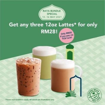 The-Coffee-Bean-Tea-Leaf-Raya-Bundle-Specials-at-Johor-Premium-Outlets-350x350 - Beverages Food , Restaurant & Pub Johor Promotions & Freebies 