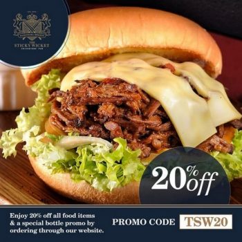 The-Sticky-Wicket-20-off-Promo-350x350 - Beverages Food , Restaurant & Pub Johor Kedah Kelantan Kuala Lumpur Melaka Nationwide Negeri Sembilan Online Store Pahang Penang Perak Perlis Promotions & Freebies Putrajaya Sabah Sarawak Selangor Terengganu 