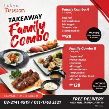 Tokyo-Teppan-Takeaway-Family-Combo-Promotion-350x350 - Beverages Food , Restaurant & Pub Johor Kedah Kelantan Kuala Lumpur Melaka Negeri Sembilan Pahang Penang Perak Perlis Promotions & Freebies Putrajaya Sabah Sarawak Selangor Terengganu 