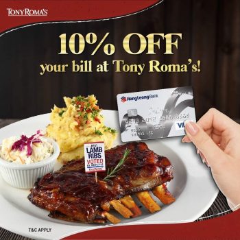 Tony-Romas-10-off-Promo-350x350 - Beverages Food , Restaurant & Pub Johor Kedah Kelantan Kuala Lumpur Melaka Negeri Sembilan Pahang Penang Perak Perlis Promotions & Freebies Putrajaya Sabah Sarawak Selangor Terengganu 