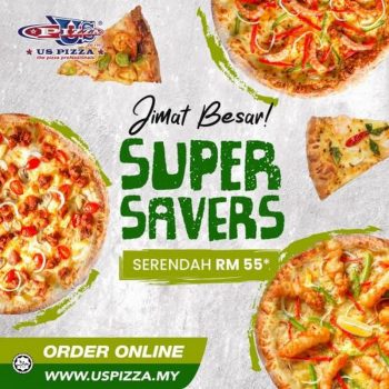 US-Pizza-Super-Savers-Promotion-350x350 - Beverages Food , Restaurant & Pub Johor Kedah Kelantan Kuala Lumpur Melaka Negeri Sembilan Online Store Pahang Penang Perak Perlis Pizza Promotions & Freebies Putrajaya Sabah Sarawak Selangor Terengganu 