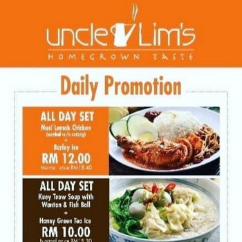 Uncle-Lims-Cafe-Daily-Promotion-350x350 - Beverages Food , Restaurant & Pub Promotions & Freebies Selangor 
