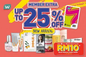 Watsons-New-Arrival-Promotion-350x233 - Beauty & Health Health Supplements Johor Kedah Kelantan Kuala Lumpur Melaka Negeri Sembilan Pahang Penang Perak Perlis Personal Care Promotions & Freebies Putrajaya Sabah Sarawak Selangor Terengganu 