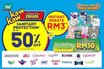 Watsons-Sanitary-Protection-Sale-350x233 - Beauty & Health Health Supplements Johor Kedah Kelantan Kuala Lumpur Malaysia Sales Melaka Negeri Sembilan Online Store Pahang Penang Perak Perlis Personal Care Putrajaya Sabah Sarawak Selangor Terengganu 