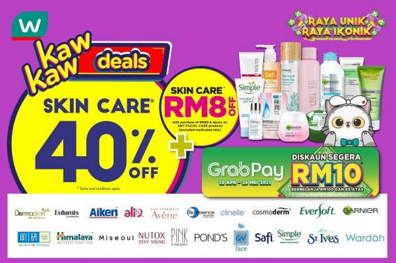 410 May 2021 Watsons Skincare Sale