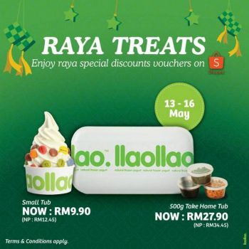 llaollao-Hari-Raya-Promotion-on-Shopee-350x350 - Beverages Food , Restaurant & Pub Ice Cream Johor Kedah Kelantan Kuala Lumpur Melaka Negeri Sembilan Online Store Pahang Penang Perak Perlis Promotions & Freebies Putrajaya Sabah Sarawak Selangor Terengganu 