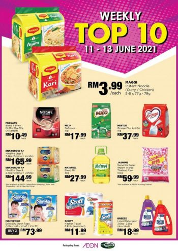 AEON-Weekly-Top-10-Promotion-350x495 - Johor Kedah Kelantan Kuala Lumpur Melaka Negeri Sembilan Online Store Pahang Penang Perak Perlis Promotions & Freebies Putrajaya Sabah Sarawak Selangor Supermarket & Hypermarket Terengganu 