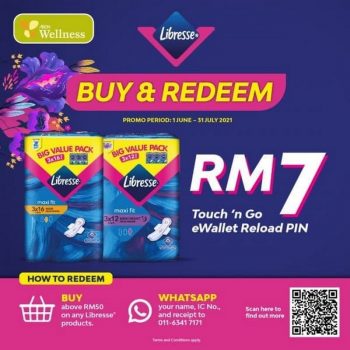 AEON-Wellness-Libresse-Buy-Redeem-Promo-with-Touch-n-Go-350x350 - Beauty & Health Johor Kedah Kelantan Kuala Lumpur Melaka Negeri Sembilan Pahang Penang Perak Perlis Personal Care Promotions & Freebies Putrajaya Sabah Sarawak Selangor Terengganu 