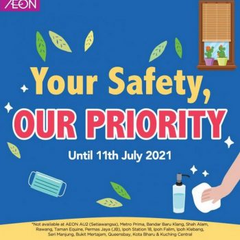 AEON-Your-Safety-Our-Priority-Promotion-350x350 - Johor Kedah Kelantan Kuala Lumpur Melaka Negeri Sembilan Pahang Penang Perak Perlis Promotions & Freebies Putrajaya Sabah Sarawak Selangor Supermarket & Hypermarket Terengganu 