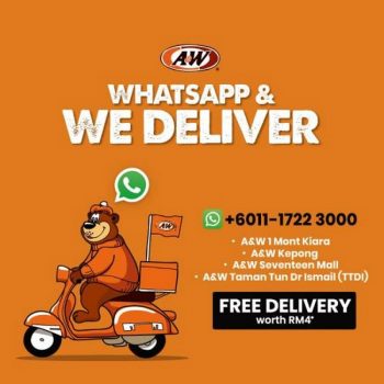 AW-Free-Delivery-Promotion-350x350 - Beverages Food , Restaurant & Pub Johor Kedah Kelantan Kuala Lumpur Melaka Negeri Sembilan Pahang Penang Perak Perlis Promotions & Freebies Putrajaya Sabah Sarawak Selangor Terengganu 