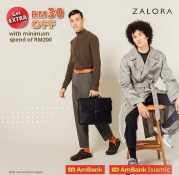 AmBank-Zalora-Promo-350x343 - AmBank Apparels Bank & Finance Fashion Accessories Fashion Lifestyle & Department Store Johor Kedah Kelantan Kuala Lumpur Melaka Negeri Sembilan Pahang Penang Perak Perlis Promotions & Freebies Putrajaya Sabah Sarawak Selangor Terengganu 