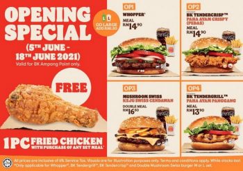 Burger-King-Opening-Promotion-at-Ampang-Point-350x247 - Beverages Food , Restaurant & Pub Kuala Lumpur Promotions & Freebies Selangor 