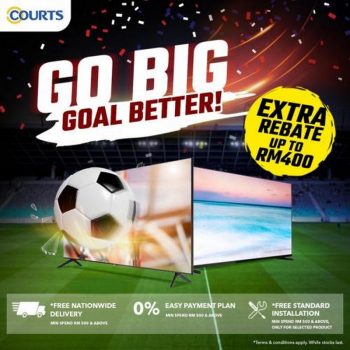 COURTS-Go-Big-Goal-Better-Smart-TV-Promotion-350x350 - Electronics & Computers Home Appliances Johor Kedah Kelantan Kitchen Appliances Kuala Lumpur Melaka Negeri Sembilan Online Store Pahang Penang Perak Perlis Promotions & Freebies Putrajaya Sabah Sarawak Selangor Terengganu 