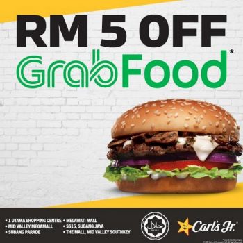 Carls-Jr-RM5-OFF-Promotion-on-GrabFood-350x350 - Beverages Burger Food , Restaurant & Pub Johor Kedah Kelantan Kuala Lumpur Melaka Negeri Sembilan Online Store Pahang Penang Perak Perlis Promotions & Freebies Putrajaya Sabah Sarawak Selangor Terengganu 