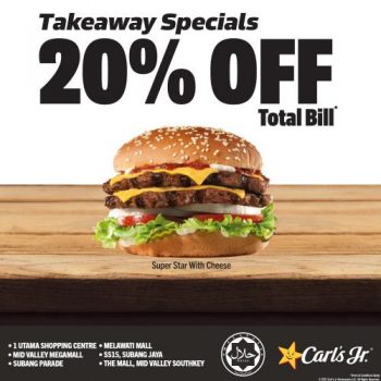 Carls-Jr.-Takeaway-Buy-1-Free-1-Promotion-1-350x350 - Beverages Burger Food , Restaurant & Pub Johor Kuala Lumpur Promotions & Freebies Selangor 