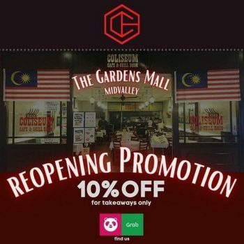 Coliseum-Cafe-ReOpening-Promotion-350x350 - Beverages Food , Restaurant & Pub Kuala Lumpur Promotions & Freebies Selangor 