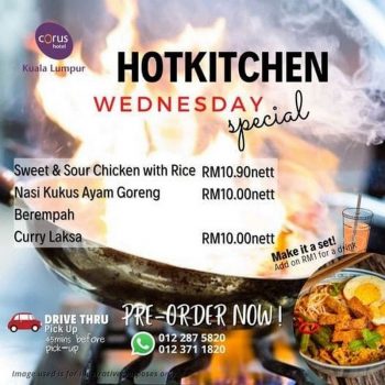 Corus-Hotel-Wensday-Special-350x350 - Beverages Food , Restaurant & Pub Hotels Kuala Lumpur Promotions & Freebies Selangor Sports,Leisure & Travel 