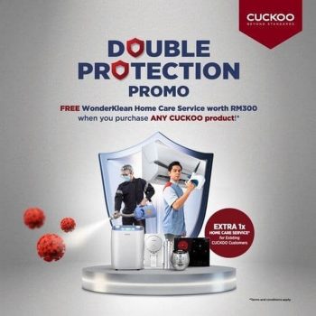 Cuckoo-Double-Protection-Promo-350x350 - Johor Kedah Kelantan Kuala Lumpur Melaka Negeri Sembilan Online Store Others Pahang Penang Perak Perlis Promotions & Freebies Putrajaya Sabah Sarawak Selangor Terengganu 