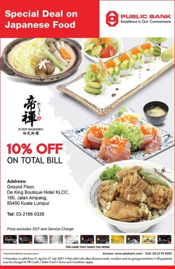 D-Zen-Washoku-Public-Bank-Dining-Privileges-350x538 - Bank & Finance Beverages Food , Restaurant & Pub Kuala Lumpur Promotions & Freebies Public Bank Selangor 