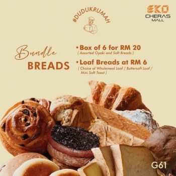 DUDUKRUMAH-Bundle-Breads-at-EkoCheras-Mall-350x350 - Beverages Food , Restaurant & Pub Kuala Lumpur Online Store Promotions & Freebies Selangor 