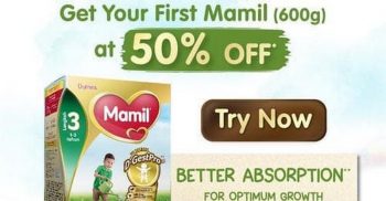 Dumex-Mamil-50-off-Promo-350x182 - Baby & Kids & Parenting Johor Kedah Kelantan Kuala Lumpur Melaka Milk Powder Negeri Sembilan Online Store Pahang Penang Perak Perlis Promotions & Freebies Putrajaya Sabah Sarawak Selangor Terengganu 