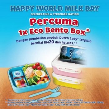 Dutch-Lady-Happy-World-Milk-Day-Promo-350x350 - Beverages Food , Restaurant & Pub Johor Kedah Kelantan Kuala Lumpur Melaka Negeri Sembilan Online Store Pahang Penang Perak Perlis Promotions & Freebies Putrajaya Sabah Sarawak Selangor Terengganu 